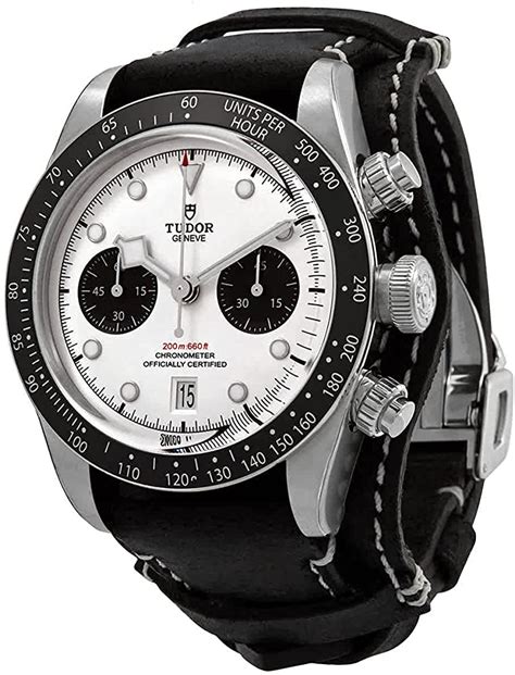 tudor white dial chrono|new tudor black bay chrono.